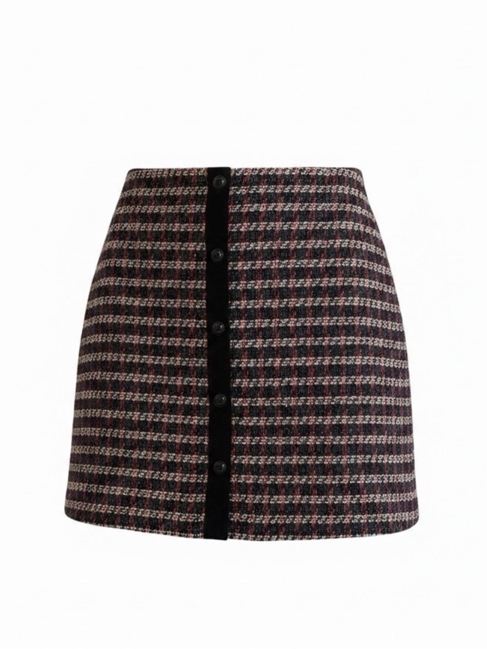 LOFT Multicolor Polyester Skirt Side Zipper Size 12